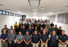 The Sonora government continues training on hazardous materials in Puerto Peñasco.