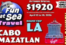 Fun at Sea Travel: Adults-Only Cruise to Cabo & Mazatlán — $1,920 October Special!
