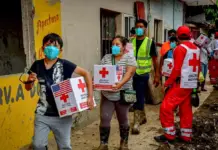 The U.S. Embassy provides humanitarian aid to Mexico for those affected by the rains.