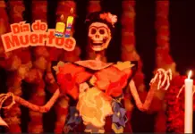 Why is an altar set up for the dead in Mexico?