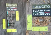 Seven explosives were deactivated in La Ruana, Michoacán; they were allegedly planted by the Jalisco New Generation Cartel.