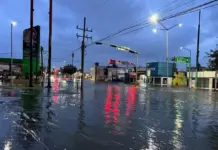 Cold front 16 causes heavy rains and flooding in Reynosa and Nuevo Laredo, Tamaulipas