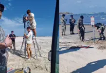 Signs placed on Bagdad beach in Tamaulipas spark controversy