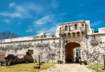Campeche, the only walled city in Mexico