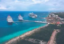 Cozumel is preparing to receive more than 20 cruise ships this week
