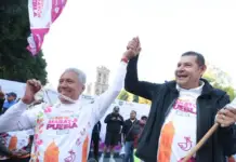 A sporting festival brings together 20,000 people at the Puebla Marathon 2025