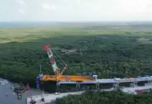 Nichupté Vehicular Bridge in Cancun