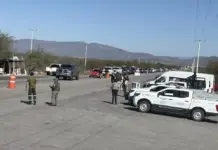 State Guard officers are protecting caravans of Mexican nationals in Tamaulipas; they are maintaining constant surveillance.