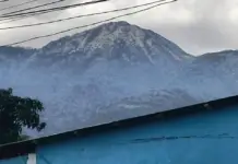 Hailstorm in Chiapas forces the precautionary closure of the Tacaná Volcano