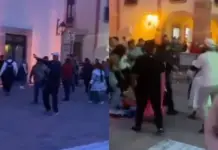 Anti-street vending operation sparks altercation in the Historic Center of Querétaro