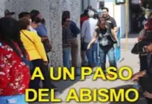 A few steps from the abyss. EU.