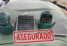 Hidden cameras in trees located and secured in Sinaloa while investigation into possible criminal surveillance network