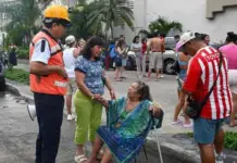 A magnitude 6.5 earthquake shakes central and southern Mexico