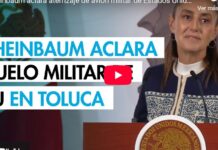Sheinbaum clarifies US military plane landing in Toluca: What did she say?