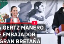 Gertz Manero will be Mexico’s ambassador to the United Kingdom after leaving the Attorney General’s Office.