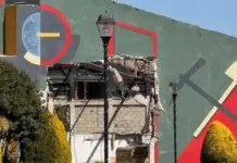 Congress of Hidalgo destroys mural by Hidalgo artist when demolishing plenary hall