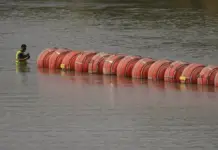 Install a new floating buoy wall