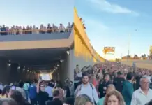 They built a tunnel in Hermosillo… the whole city gathered to see it.