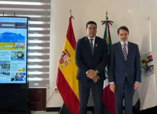 The Spanish ambassador to Mexico visited the state of Aguascalientes to discuss cooperation on various issues.