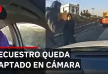 Camera captures kidnapping of two men on the Mexico-Queretaro highway