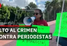 In Baja California, journalists demand freedom of expression and denounce the criminalization of the profession.
