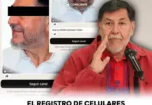 The cell phone registration system has become a disaster: they are using Noroña’s data to register new lines.