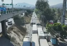 Chaos due to blockade on the Mexico-Queretaro Highway Today: Report of Impacts this February 9th