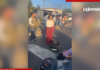 Governor of Veracruz witnesses motorcycle accident; residents demand speed bumps and a pedestrian bridge