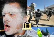 National Guard of Comitán, Chiapas, turns its base into a bar