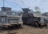 23 “monster” vehicles secured to organized crime were destroyed in Tamaulipas