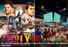 NFL fans fill restaurants and bars: Super Bowl LX will leave 400 million in Chihuahua