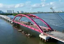 Two public transportation routes will pass over Cancun’s Nichupte Bridge