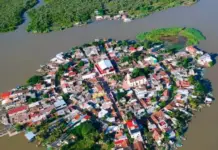 The island in Mexico identified as the possible origin of Aztlán and the Mexica history