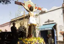 The festivities for the Lord of El Saucito begin with a massive dance festival