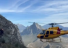 Straight out of a movie! Hiker rescued by helicopter in Nuevo León