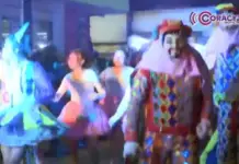 More than 600 dancers participate in the parade of dance troupes in Contla