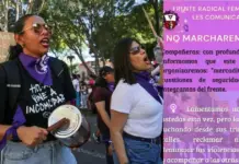 The Radical Feminist Front of Puebla announces that it will not march this March 8th