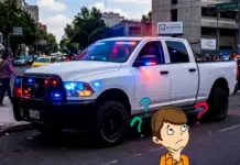 Is it legal for there to be vans with light bars, tinted windows, and no police logos?