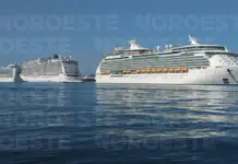 Three cruise ships coincide in Mazatlán