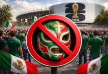 Masks removed in Mexico vs Portugal match
