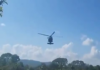 Pakal chief lands Black Hawk helicopter in Tapachula, Chiapas; damages roofs in community