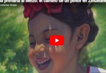 From elementary school to canvas: the path of a painter in Zihuatanejo