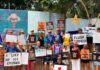 US citizens protest against Trump’s policies in Zihuatanejo