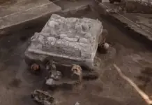 Pre-Hispanic altar and offerings found during Mexico-Queretaro train construction