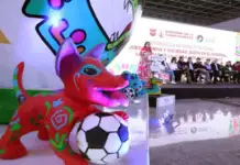 Mexico City unveils its official image for the 2026 World Cup; a logo featuring an axolotl and Quetzalcoatl will represent the city