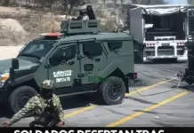 They abandon weapons