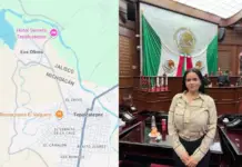 Governments of Michoacán and Jalisco ask the mayor of Tepalcatepec to stop police officers from crossing into the other state