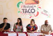 The Second Taco Festival is presented in Playa del Carmen; Yucatán is the guest state.