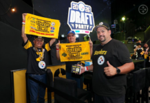 The party in Mexico City for the first round of the NFL Draft