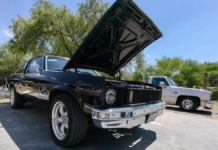 More than 30 cars participated in a charity exhibition at La Aurora Factory